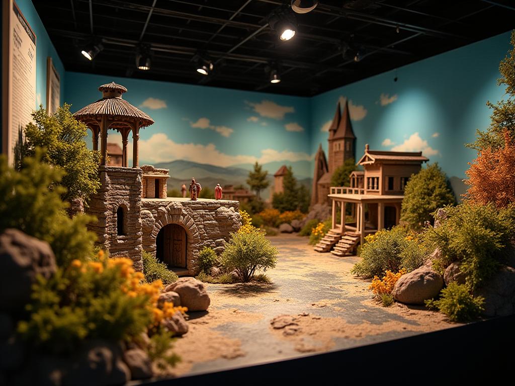Museum Diorama Ausstellungslösung